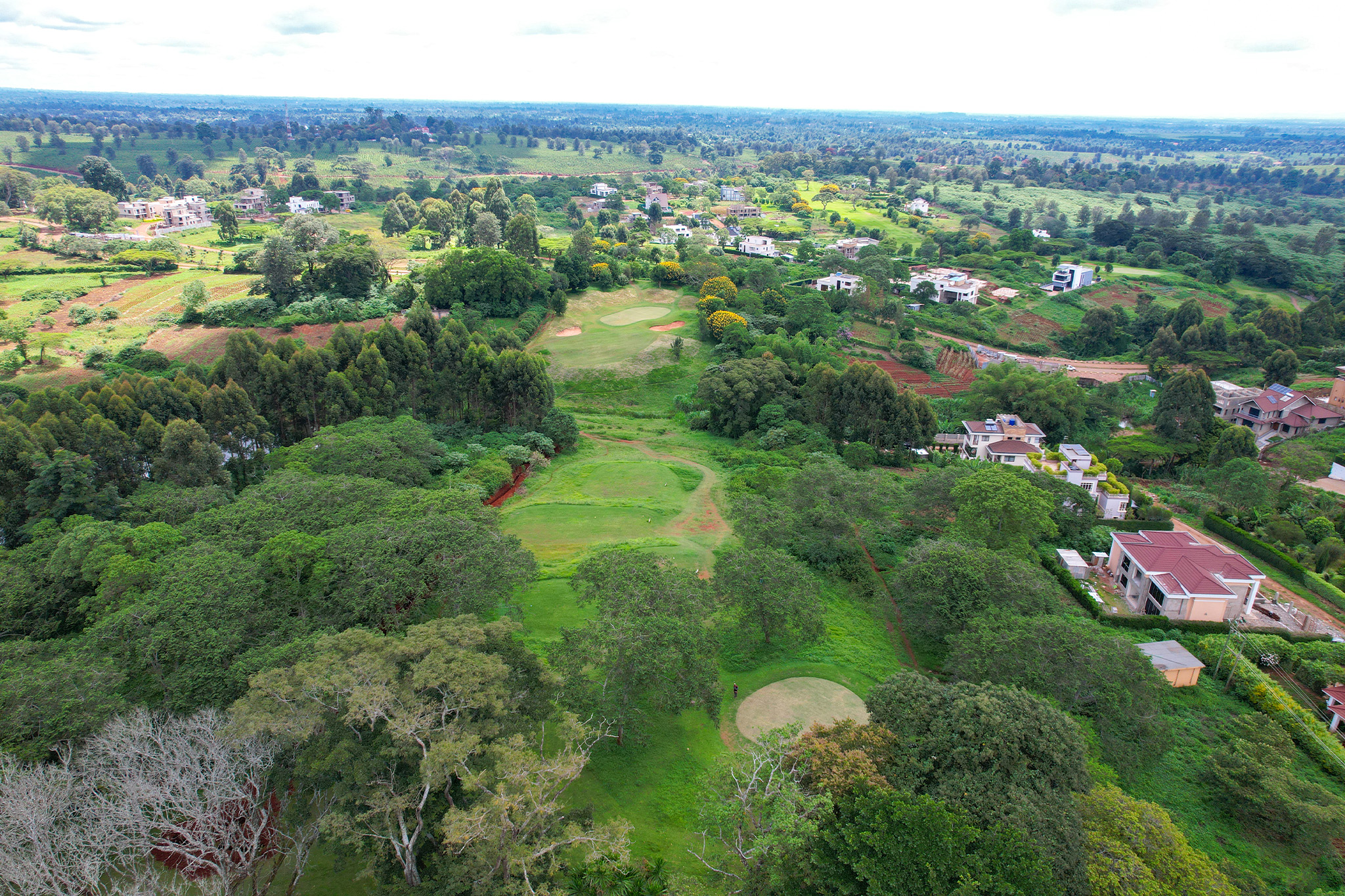 Migaa Golf Estate Mukinduri plots aerial photography