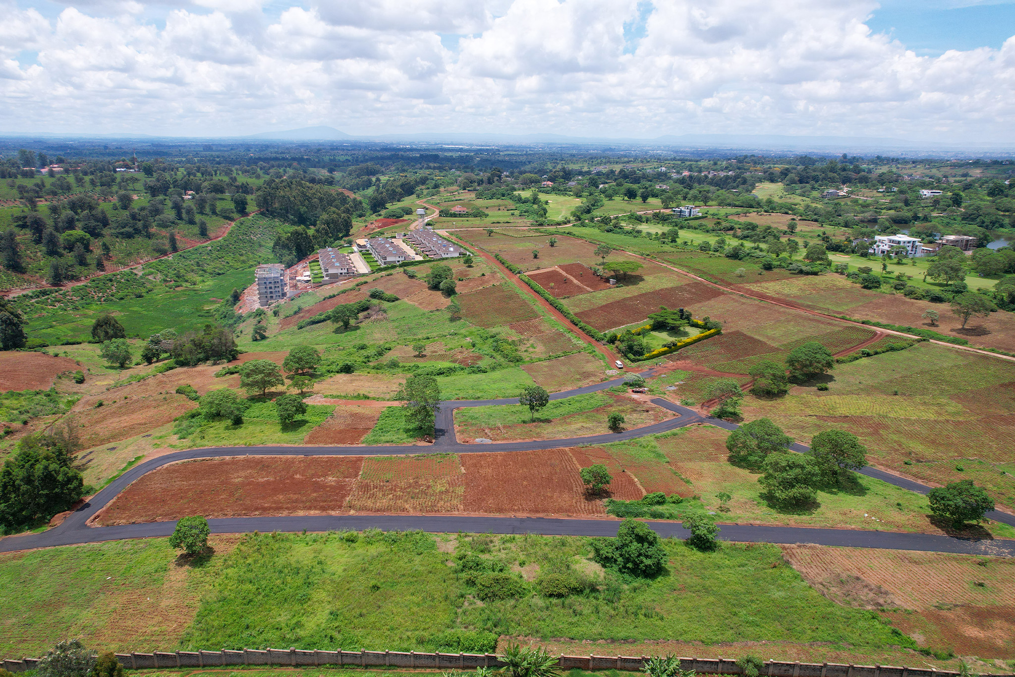 Migaa estate amenities and residential area aerial photography