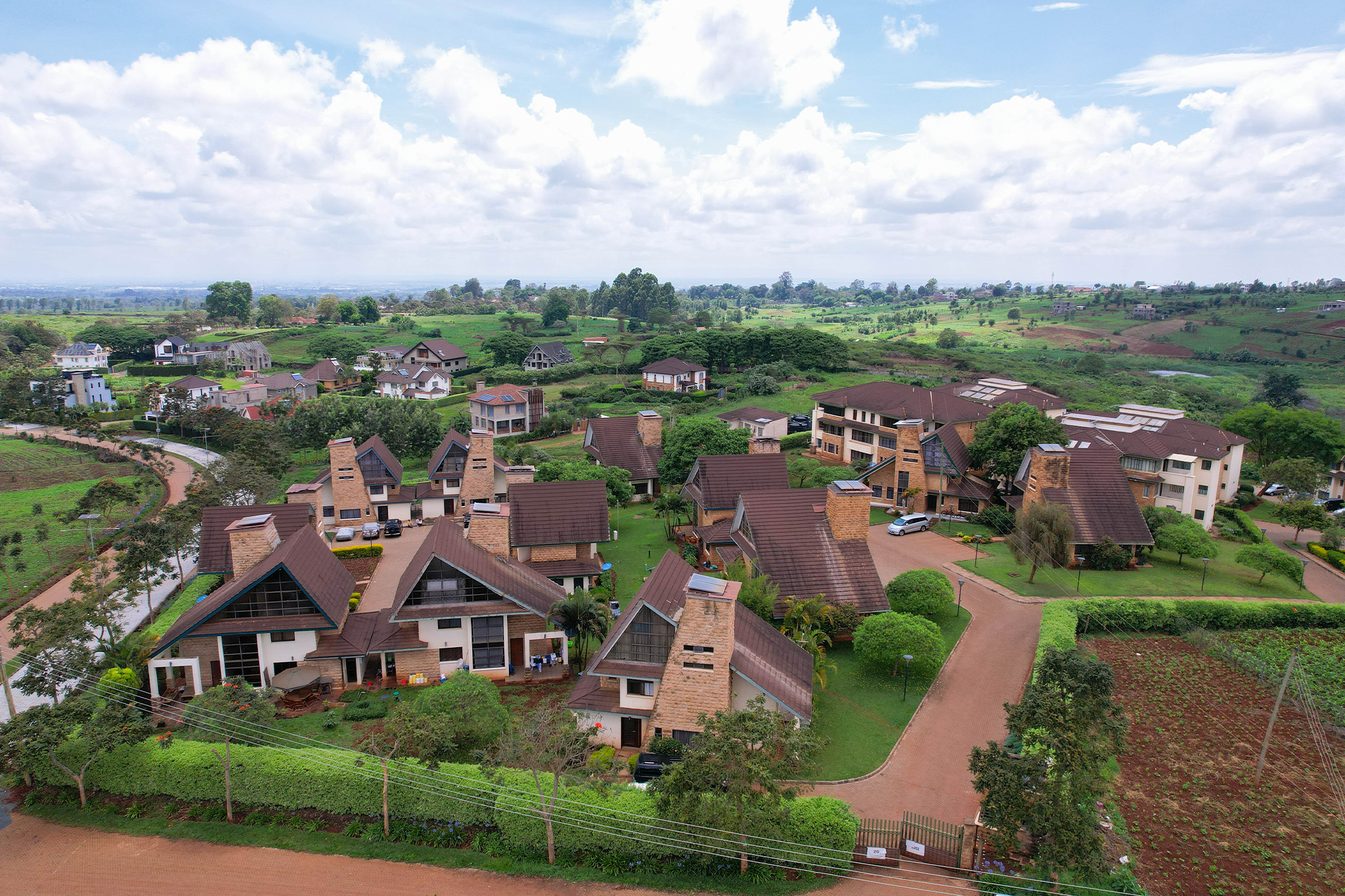 Migaa Golf Estate panoramic aerial photography