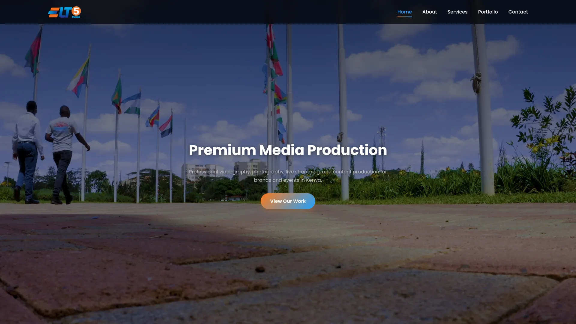ELT5 Media website preview