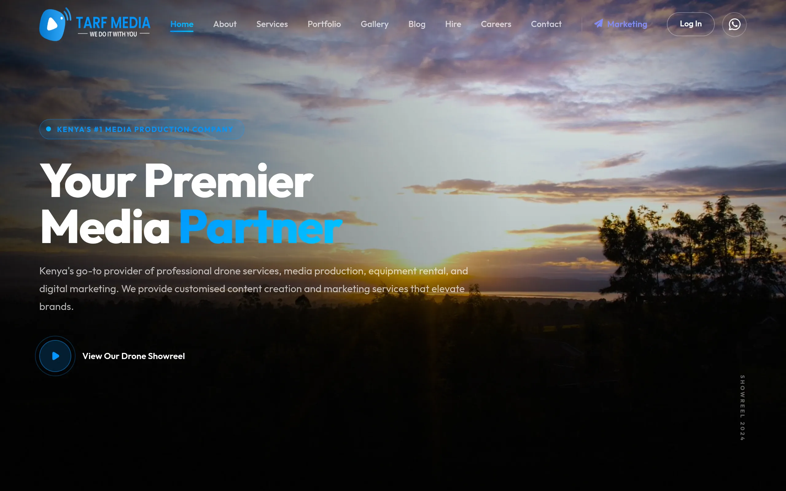 Tarf Media website preview